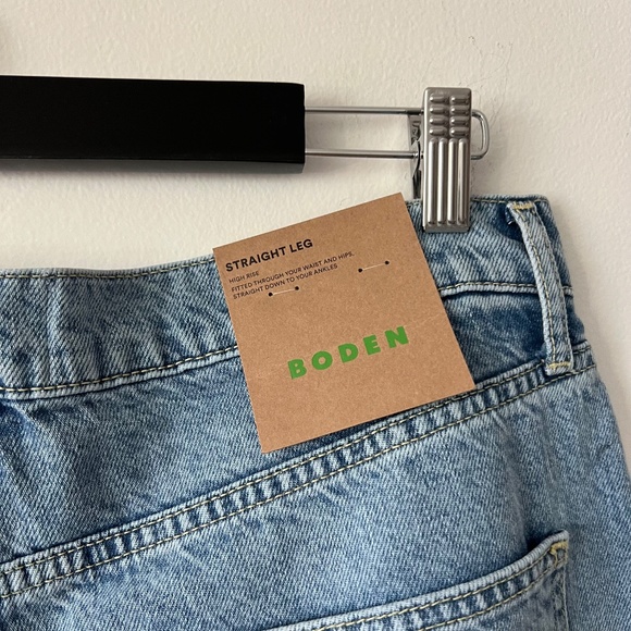 Boden High Rise Straight Jeans Light Vintage W31 L32 - Picture 12 of 13